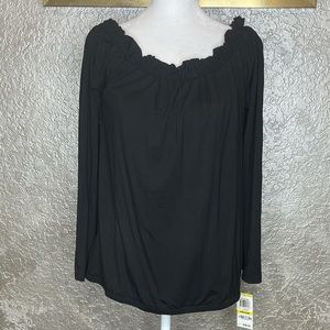 Inc off Shoulder Peasant Top